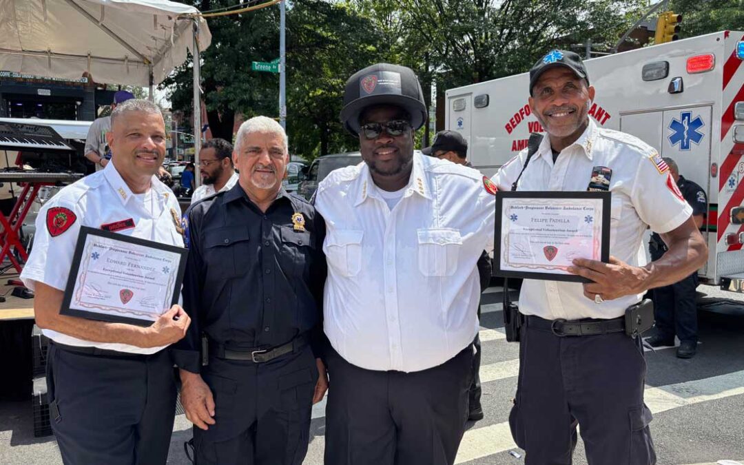 NEIGHBORS CELEBRATE THEIR HEROES